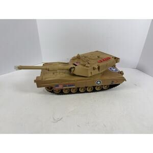 1993 Retro Toy State US Abrams M1 Army Tank w/Sounds Lights & Movement-Tested